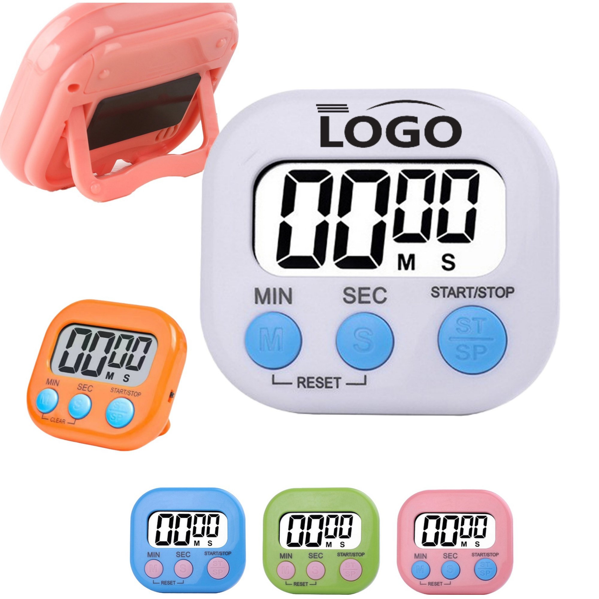 Magnetic Digital Timers Big LCD Display 2