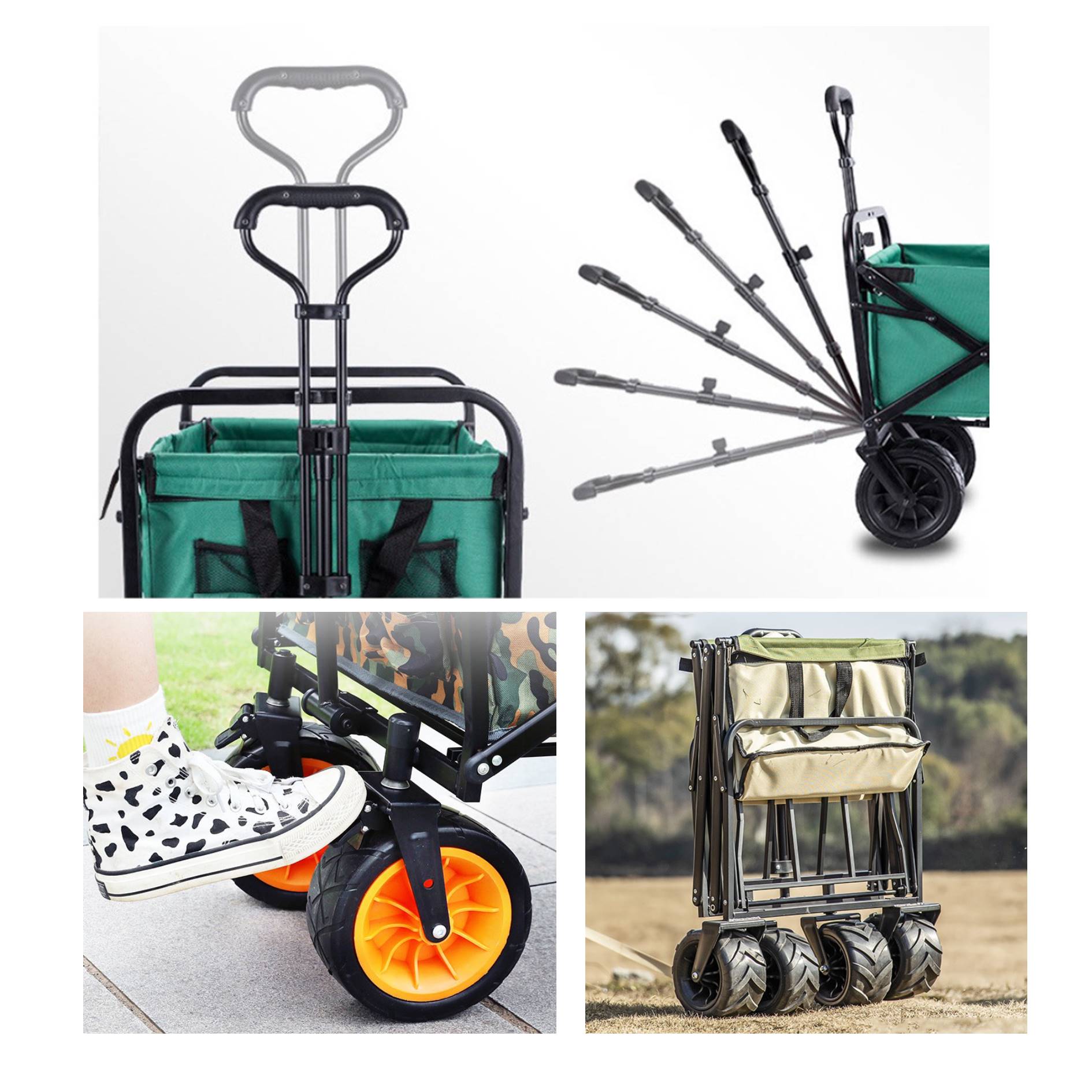 Camping Cart Portable Folding Trolley 5