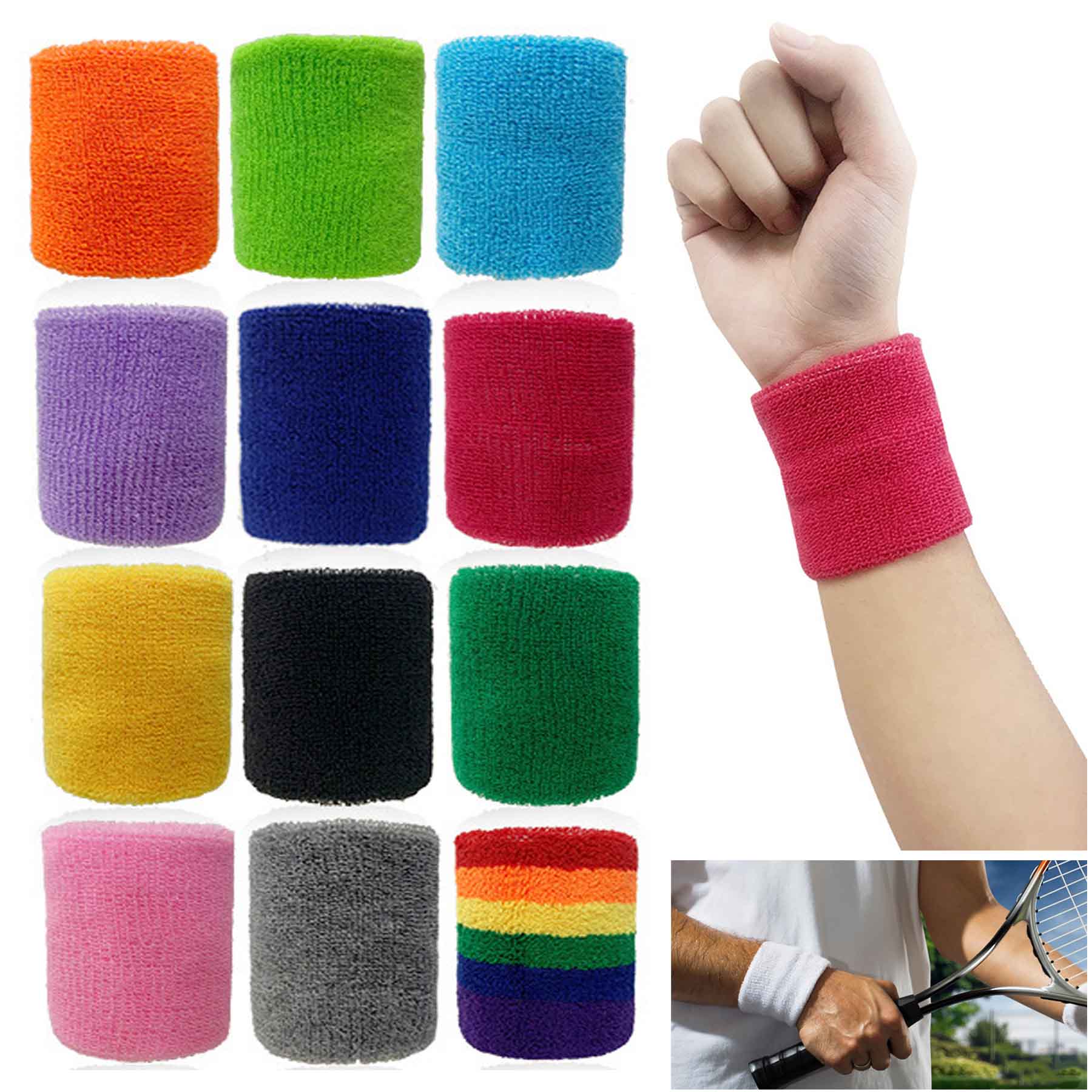 Jacquard Sports Knit Wristband 1