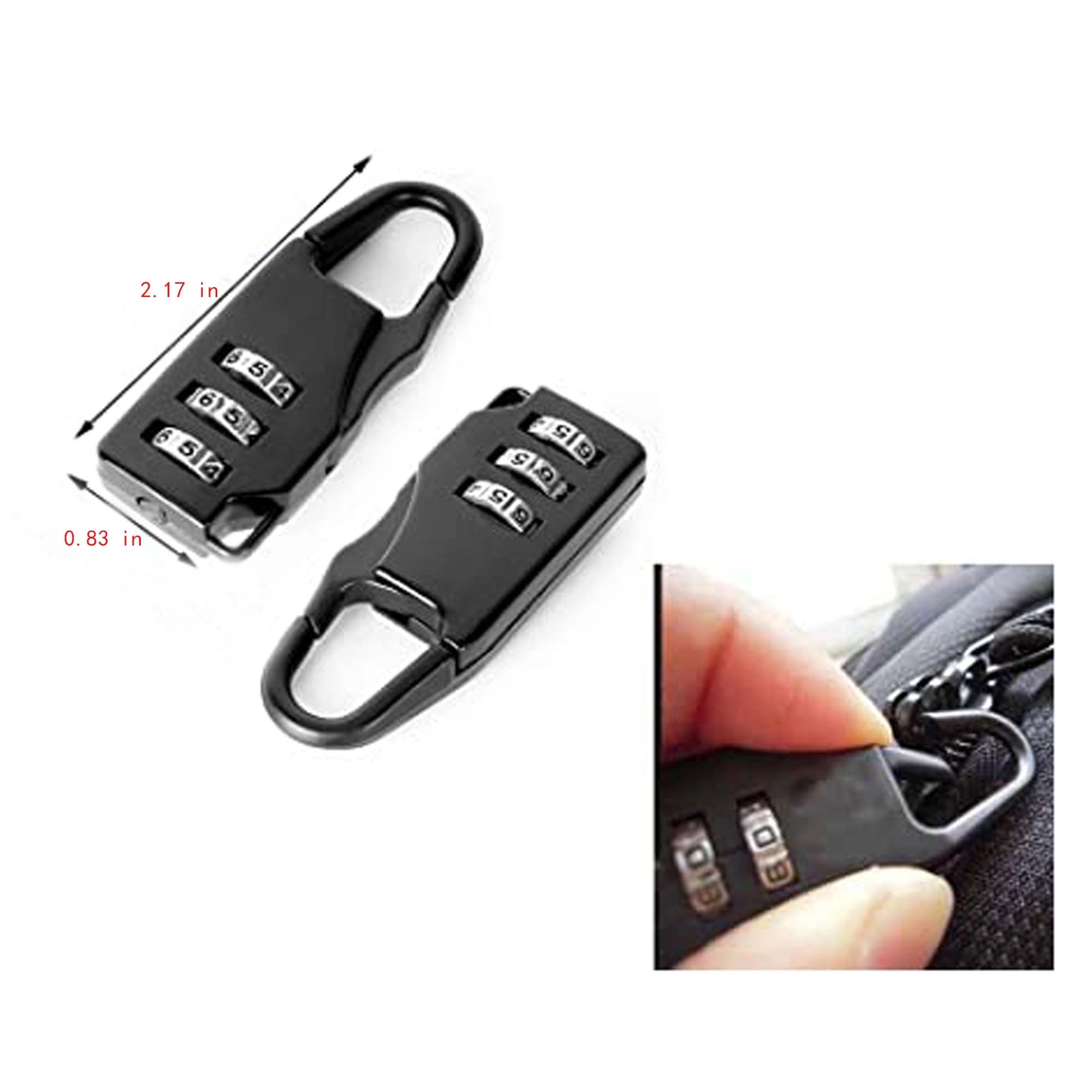 Zinc Alloy Security Combination Padlock 4
