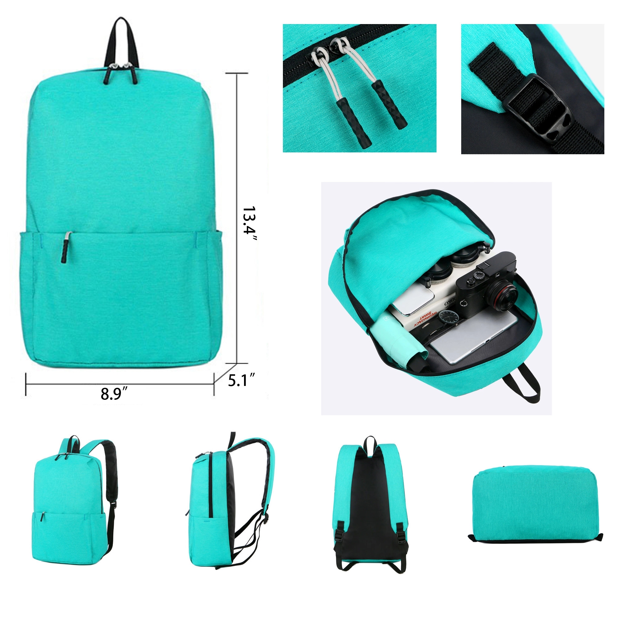 MOQ 30PCS Lightweight Casual Laptop Backpack 7