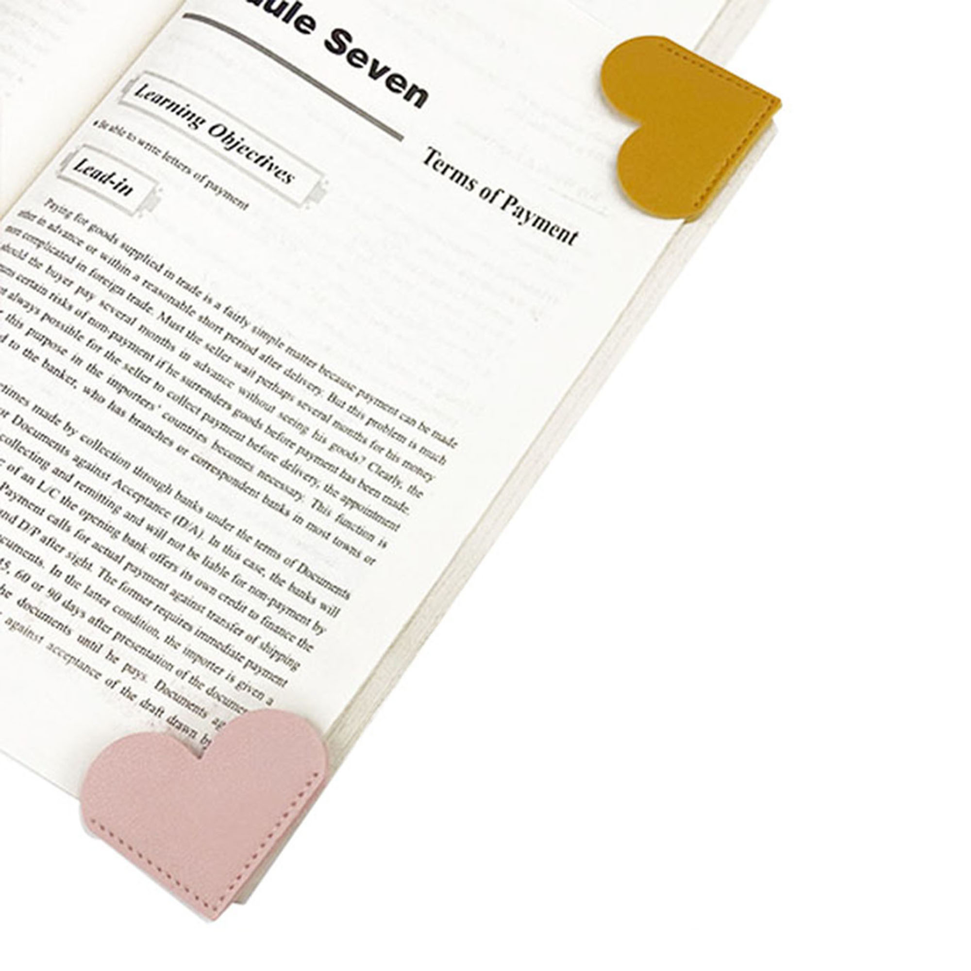Leather Heart Bookmarks 5