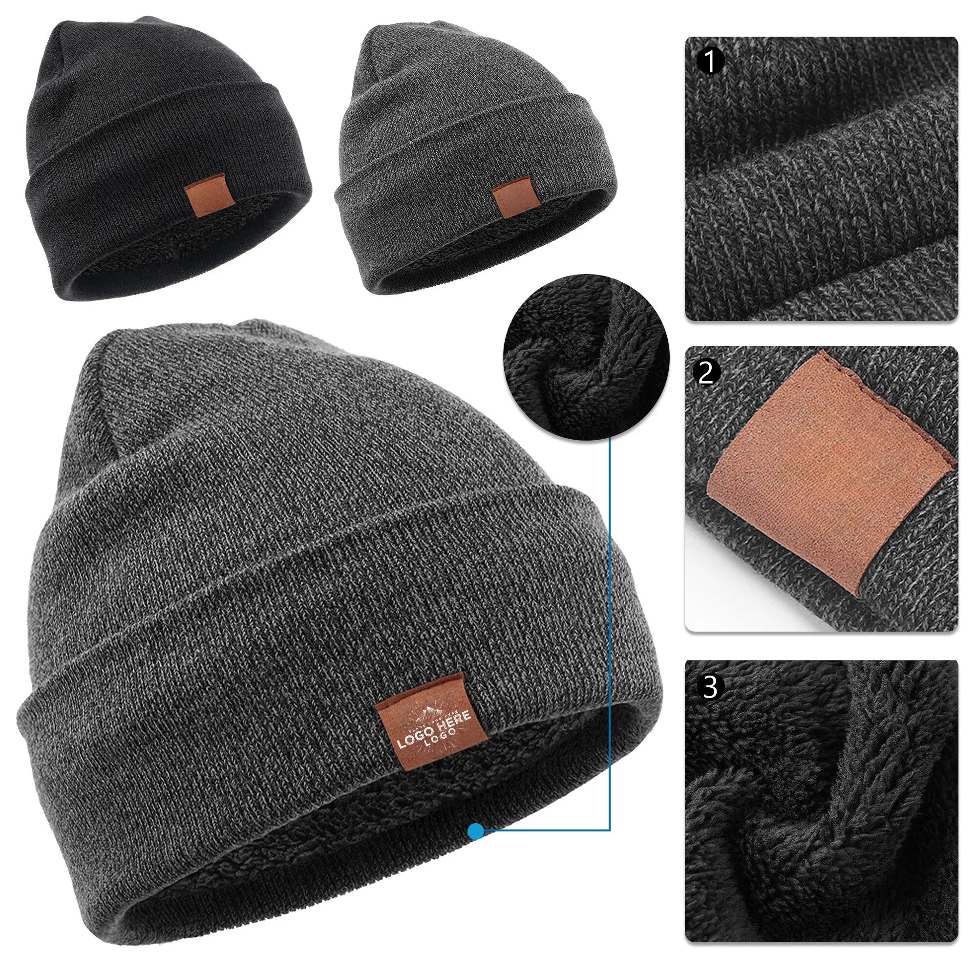 Winter Soft Beanie Hats 2