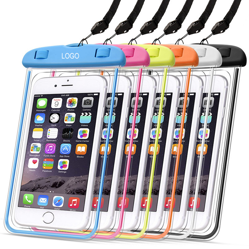 PVC Waterproof Cell Phone Bag with Luminous bar 5