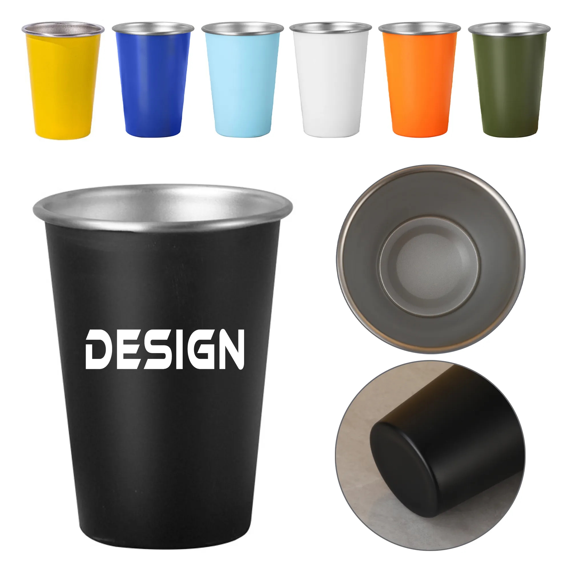 16Oz Stainless Steel Cups 5