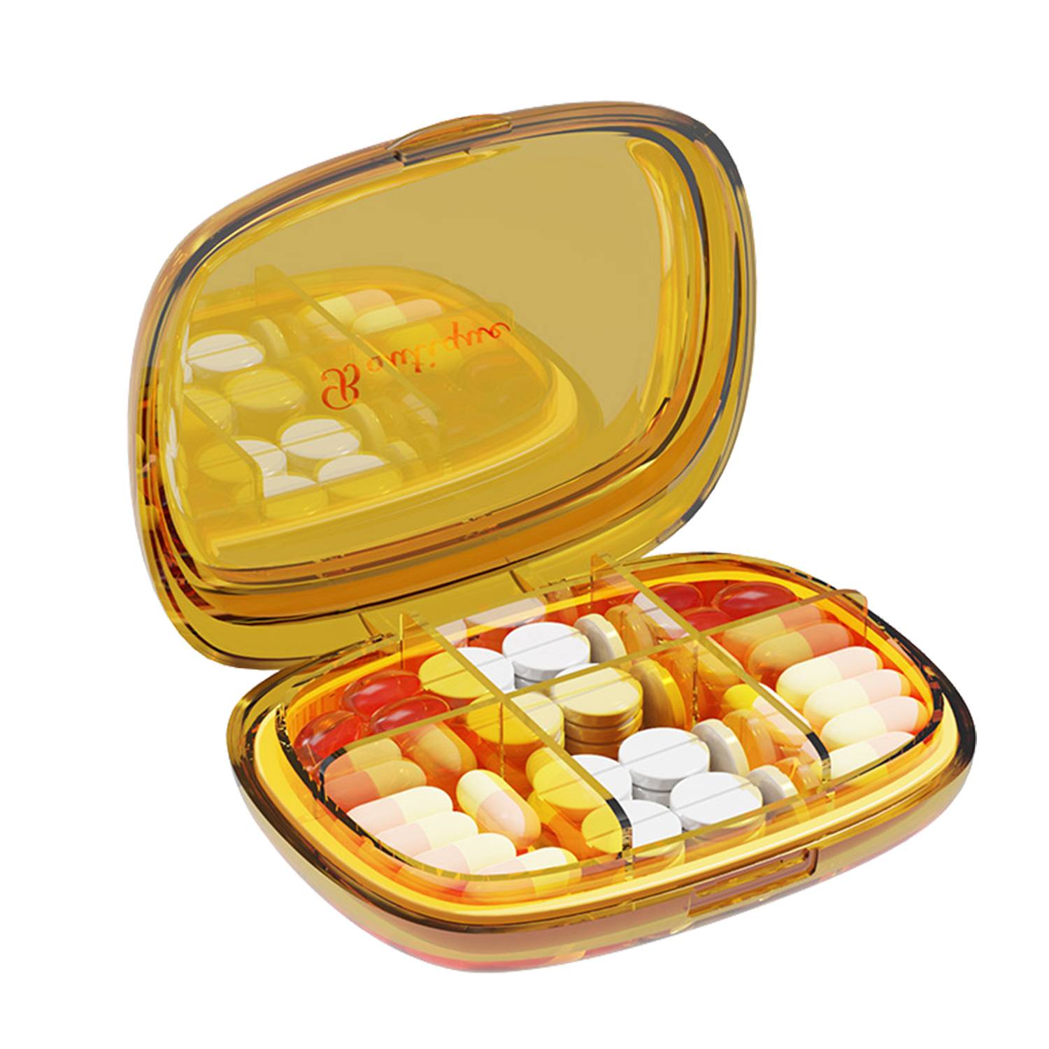 Plastic Sealed Tablet Storage Pill Box 4