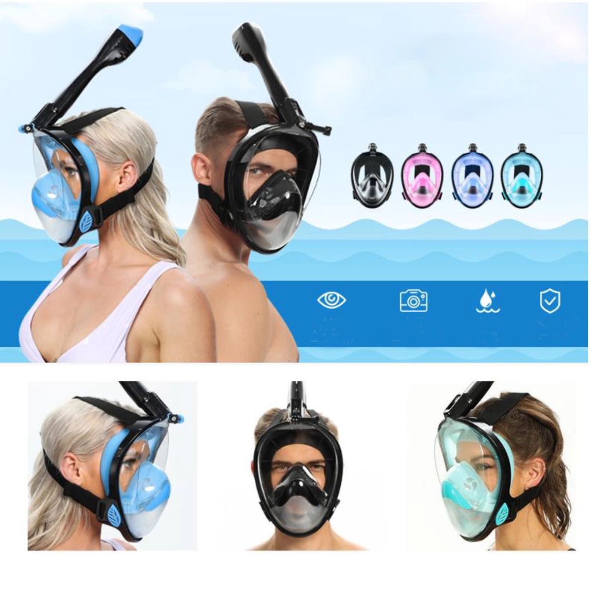 Full Face Snorkel Mask Innovative Snorkeling 3