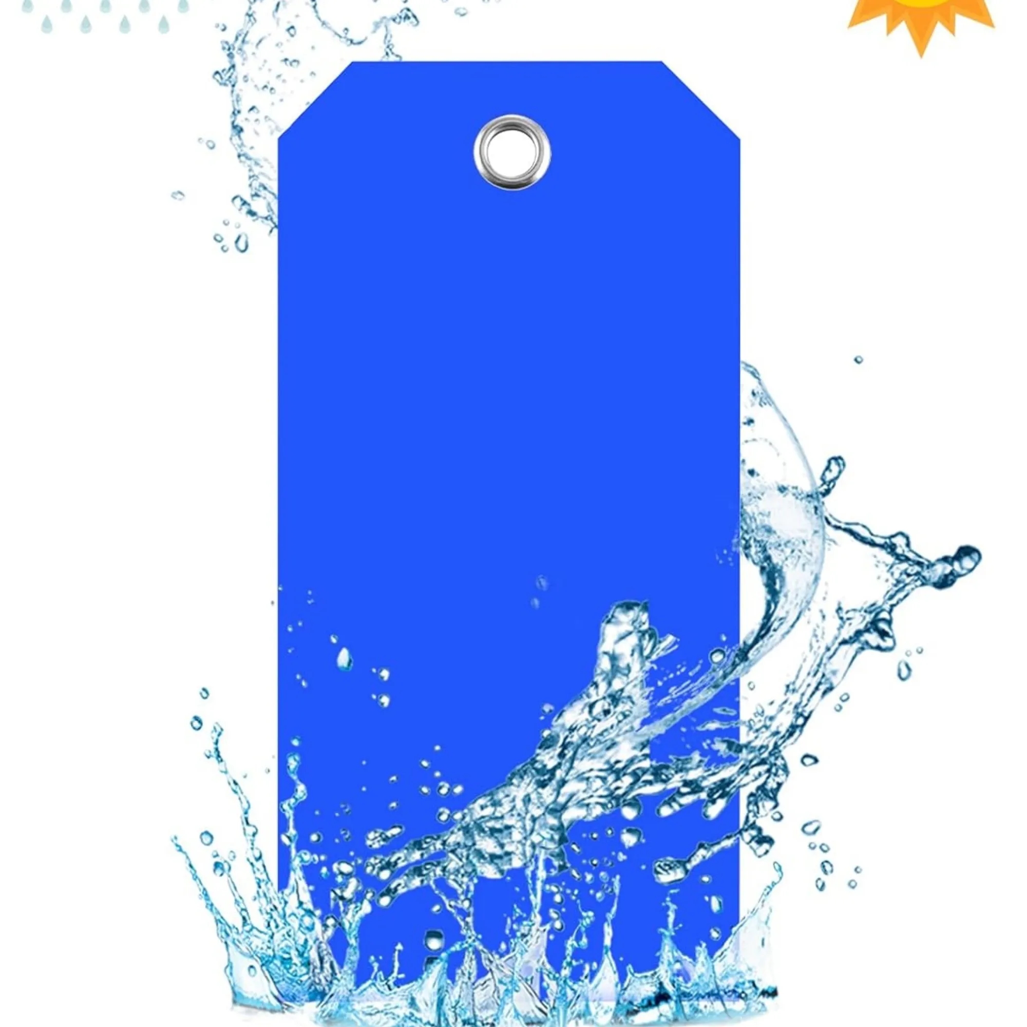 Plastic Shipping Waterproof Tags With Wire 7