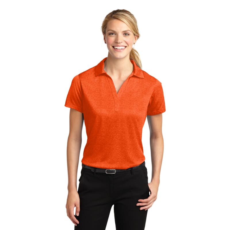 Sport-Tek Women's Heather Contender Polo. 12