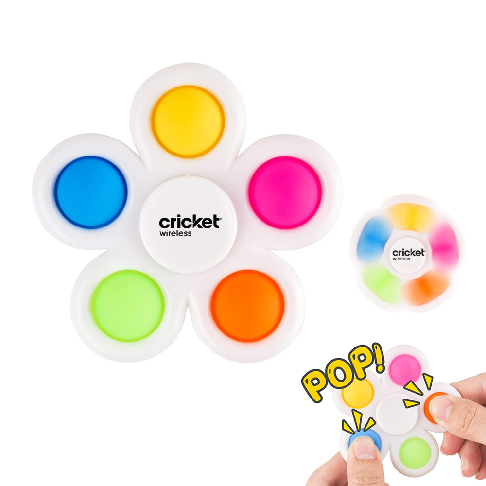 5 Fingers Push Bubble Fidget Spinner 2