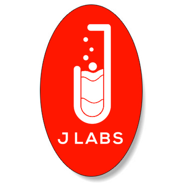 Fluorescent Red Paper Roll Labels Stock Oval (2.375"x4")