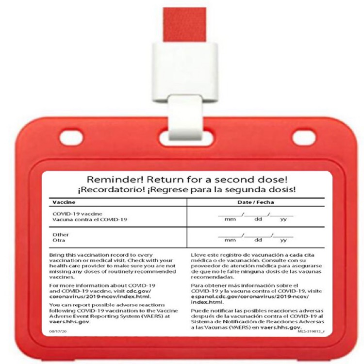 Vaccine Card Sleeve & Lanyard Set 17