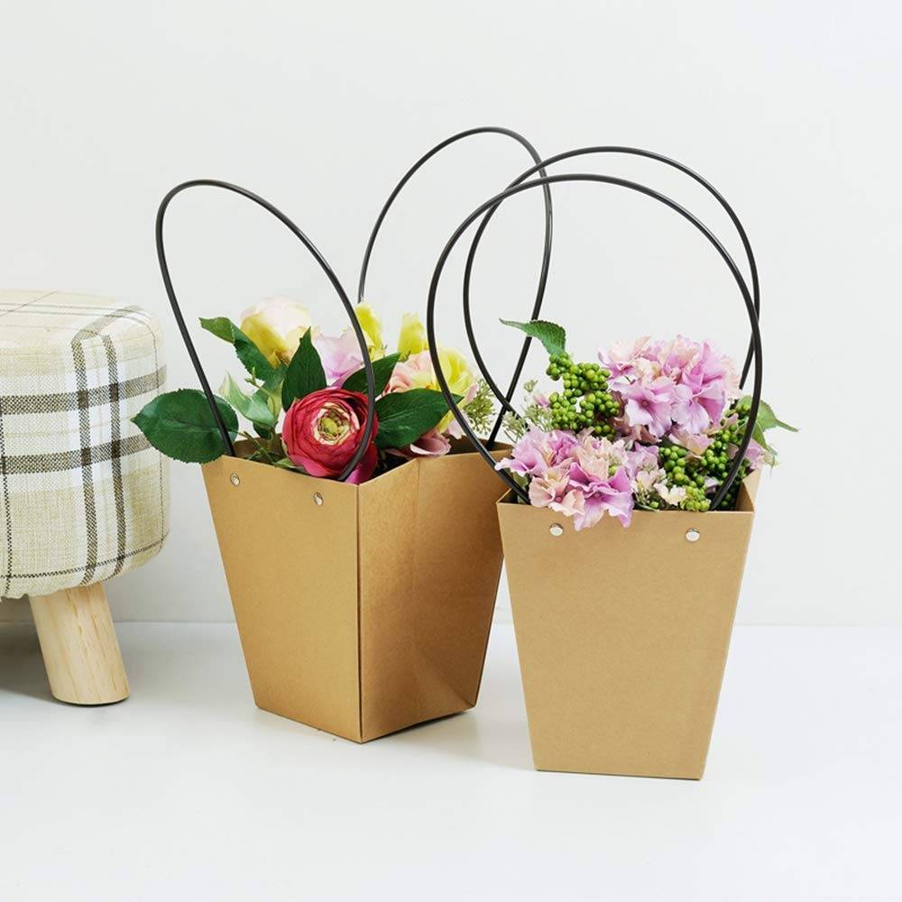Kraft Paper Flower Decor Bag 3