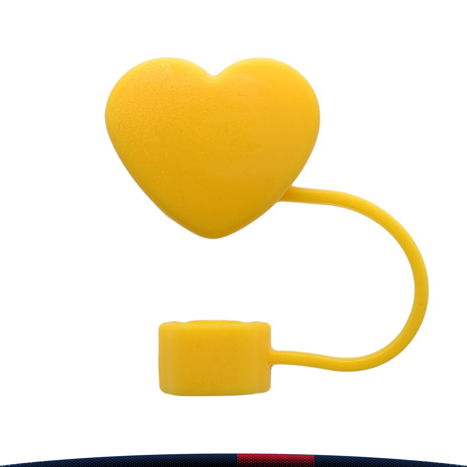 Sippa Heart-Shaped PVC Straw Topper 6