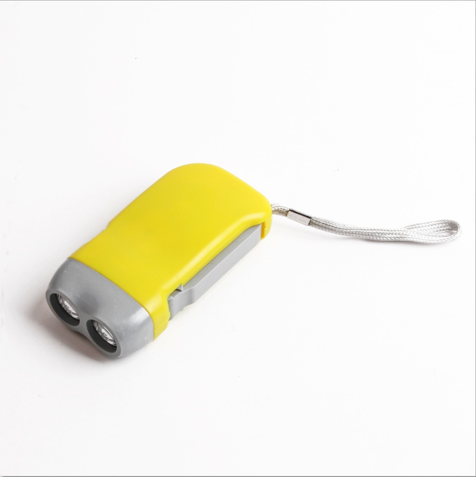 2 LED Hand Press Flashlight 5