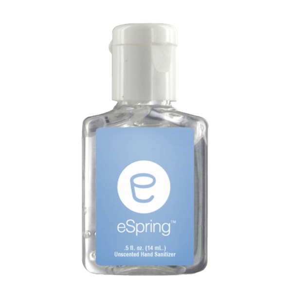 0.5 oz. Clear Sanitizer in Clear Bottle 10