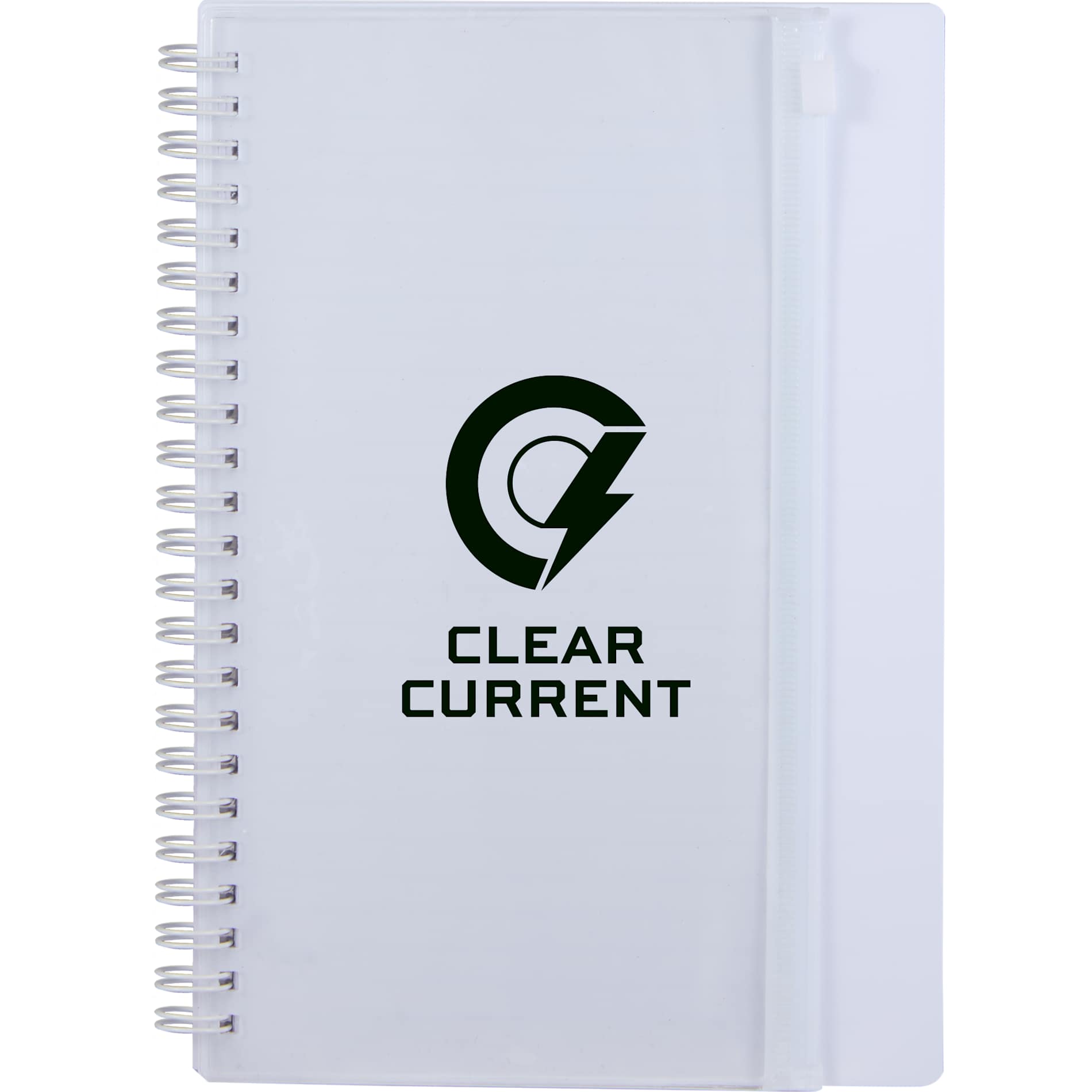 5.5" x 8.5" Spiral Notebook with Clear Pocket 137
