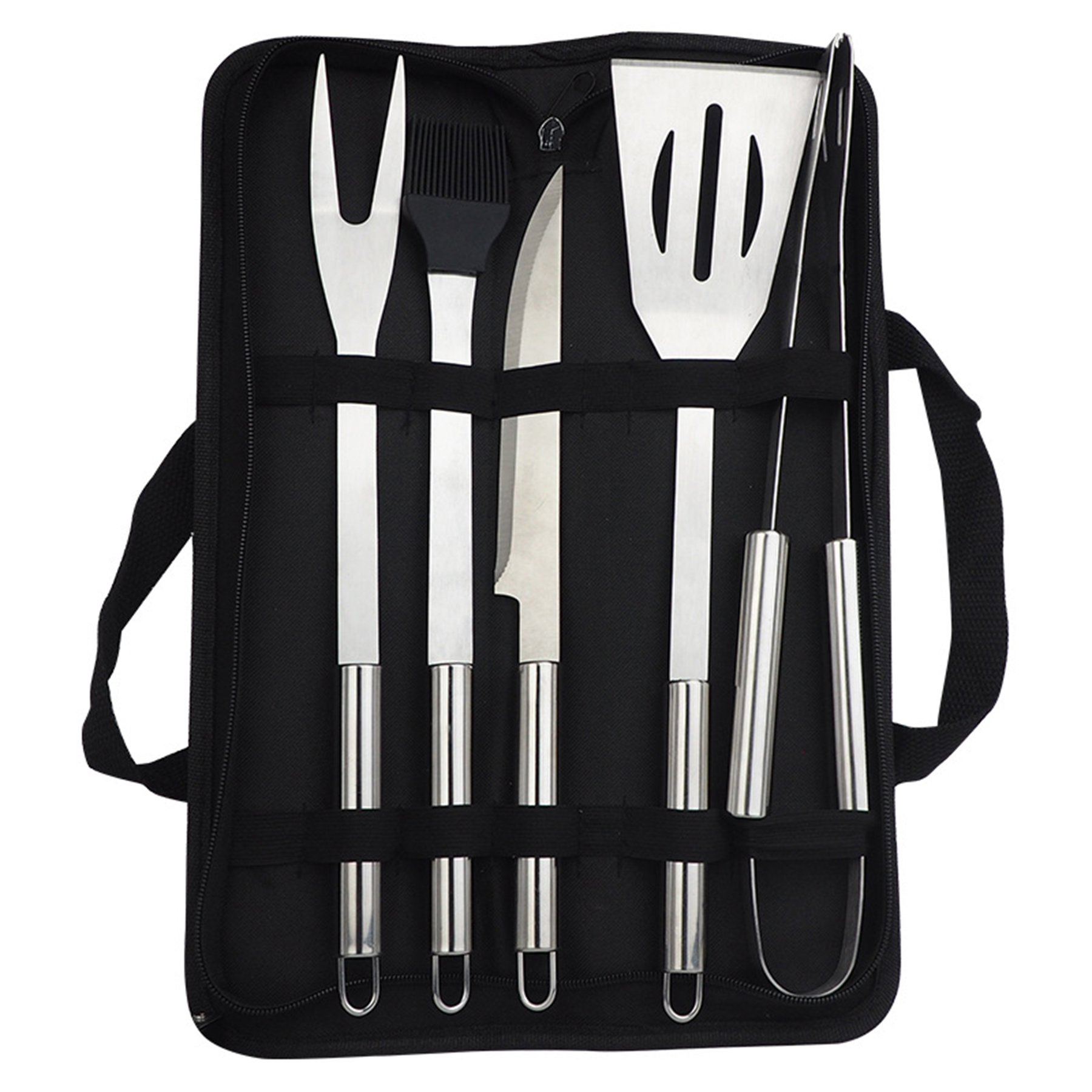 5Pcs Bbq Tool Set With Carry Case 2