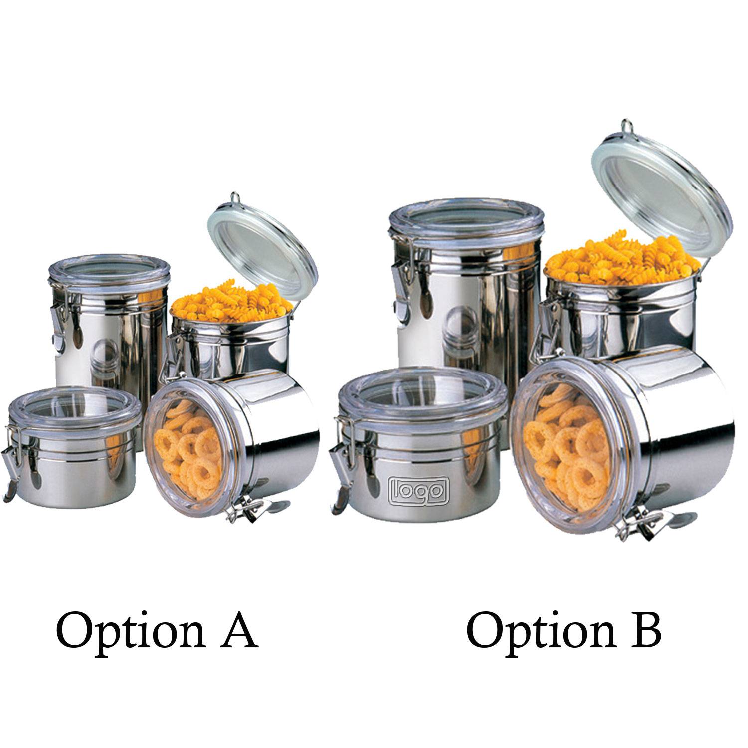 Stainless Steel Airtight Storage Canister Set 1