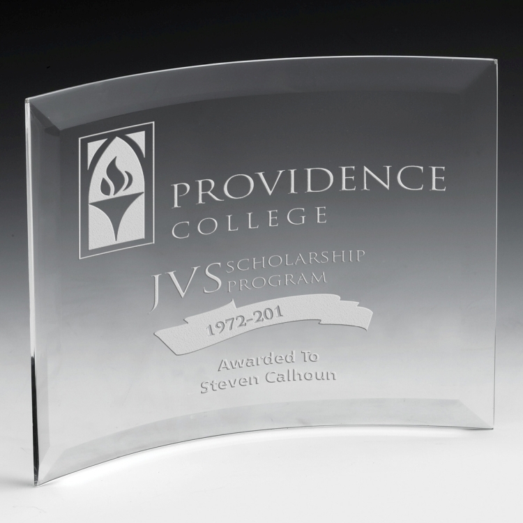 Curved Standing Award - 5" x 7" 6