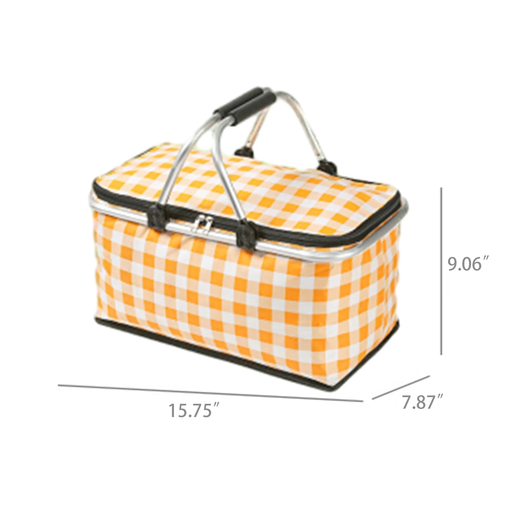 Outdoor Folding Insulated Refrigerated Picnic Basket 6