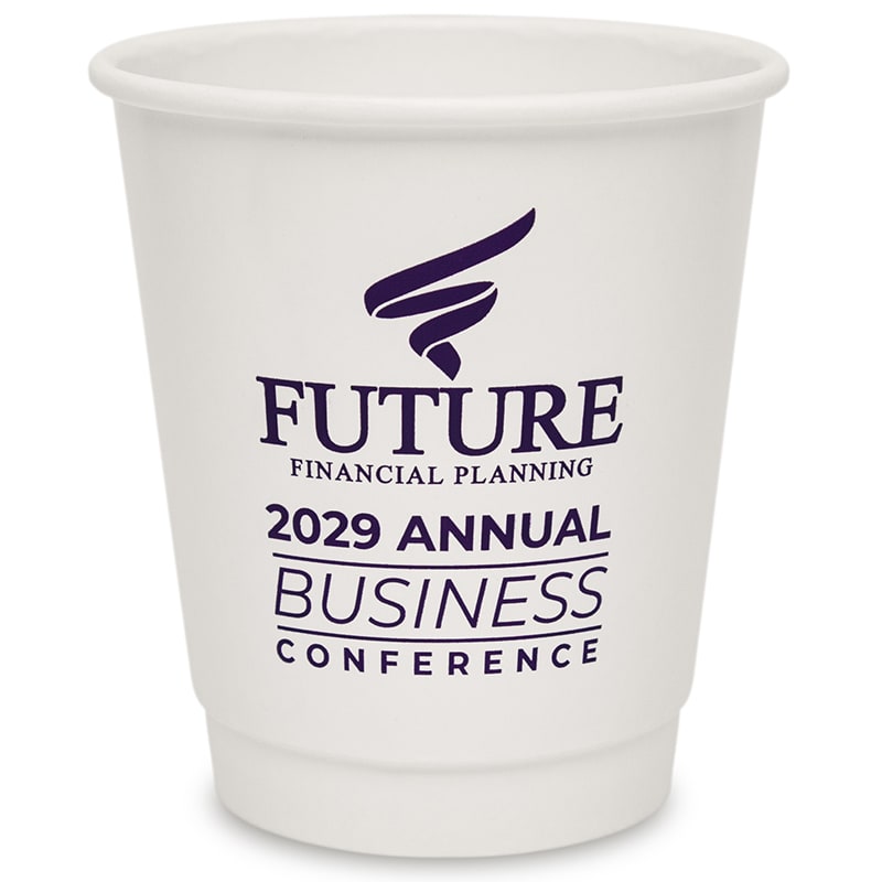 Custom 10 Oz. Double Wall Paper Hot Cups 10