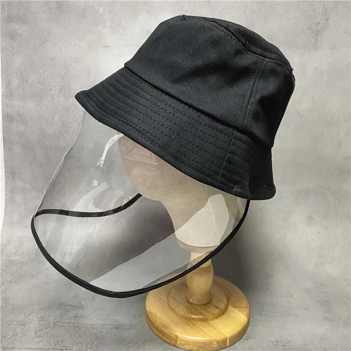 Fishing Bucket Hat With Detachable Transparent Face Mask 5