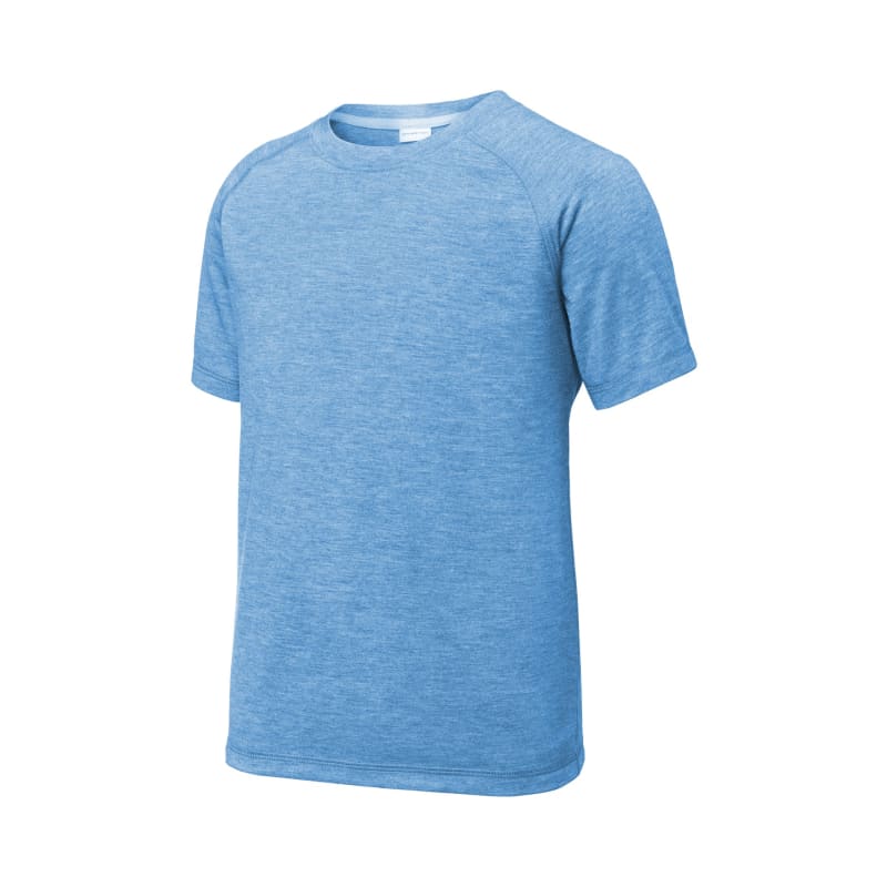 Sport-Tek Youth PosiCharge Tri-Blend Wicking Raglan Tee. 24