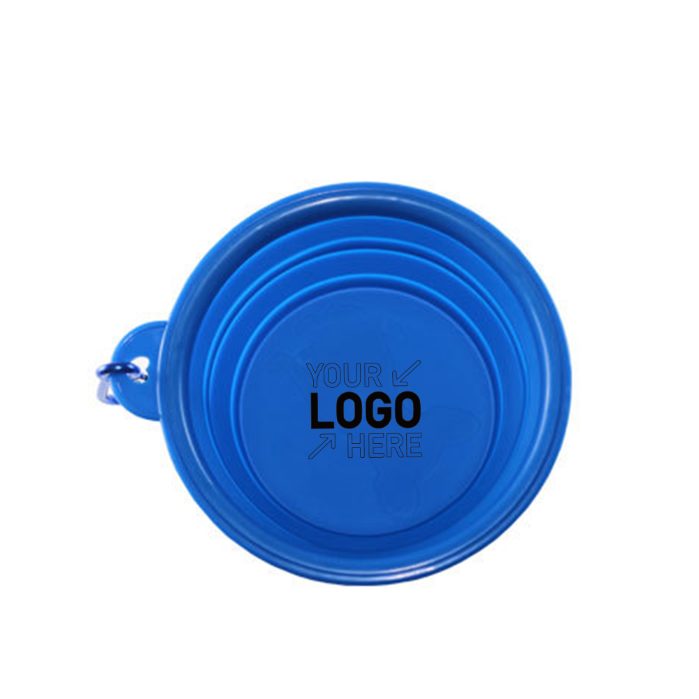 Silicone Collapsible Pet Bowl With Carabiner 2