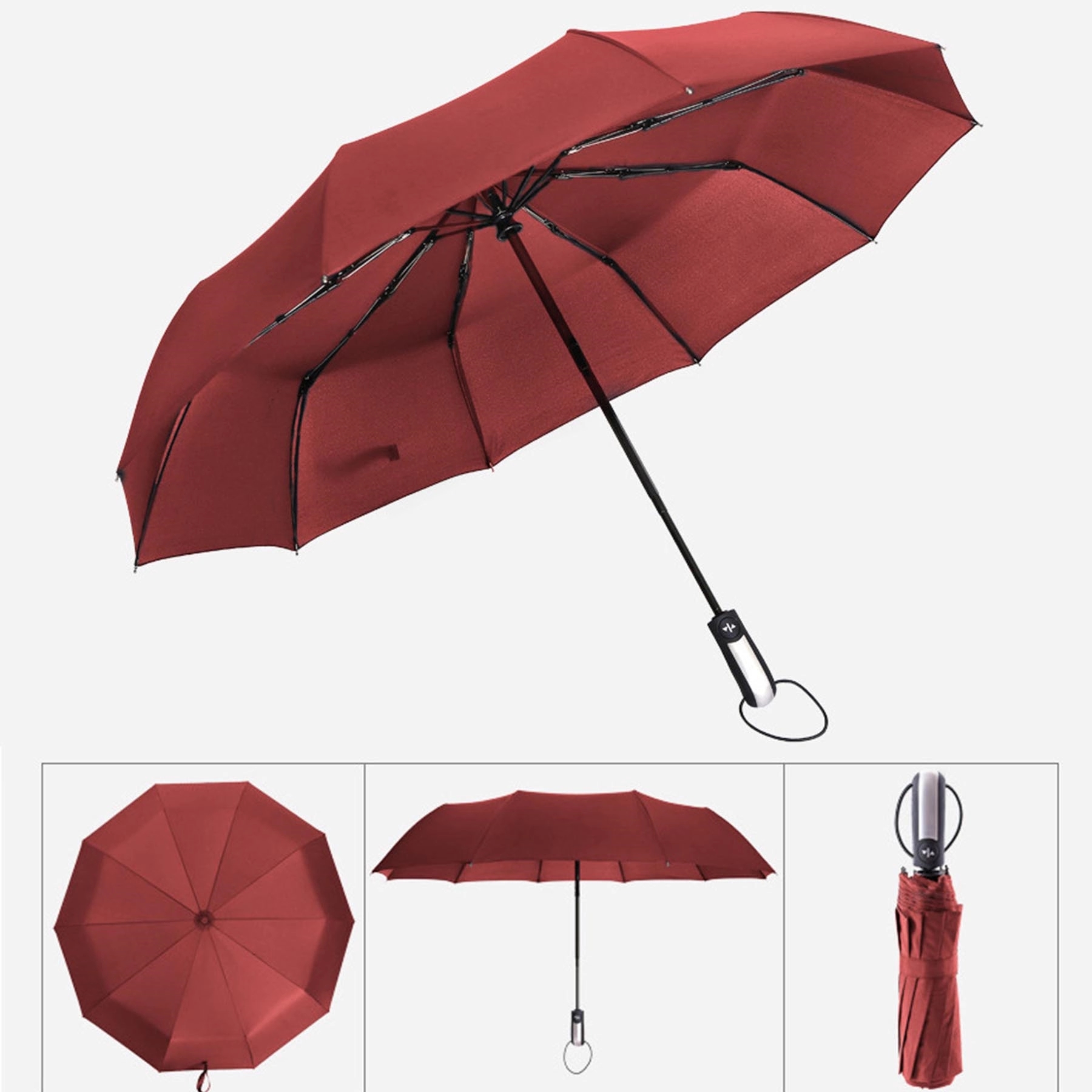 10 Ribs Automatic Umbrella 5
