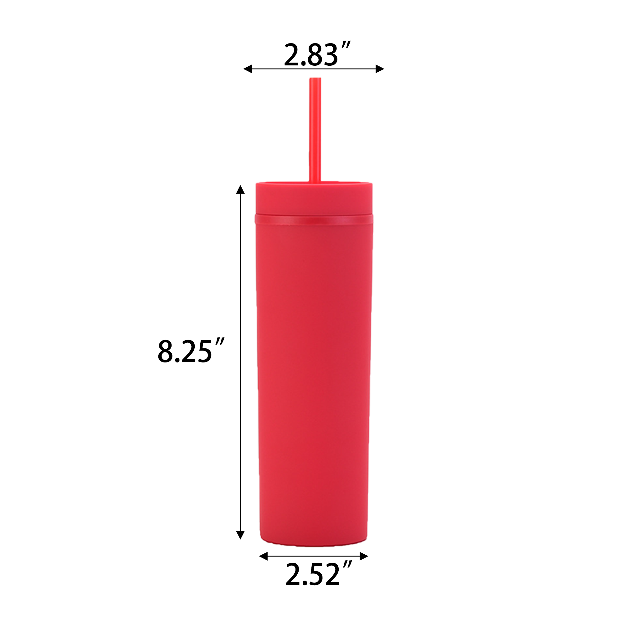 MOQ 100 Straight Straw Cup 3