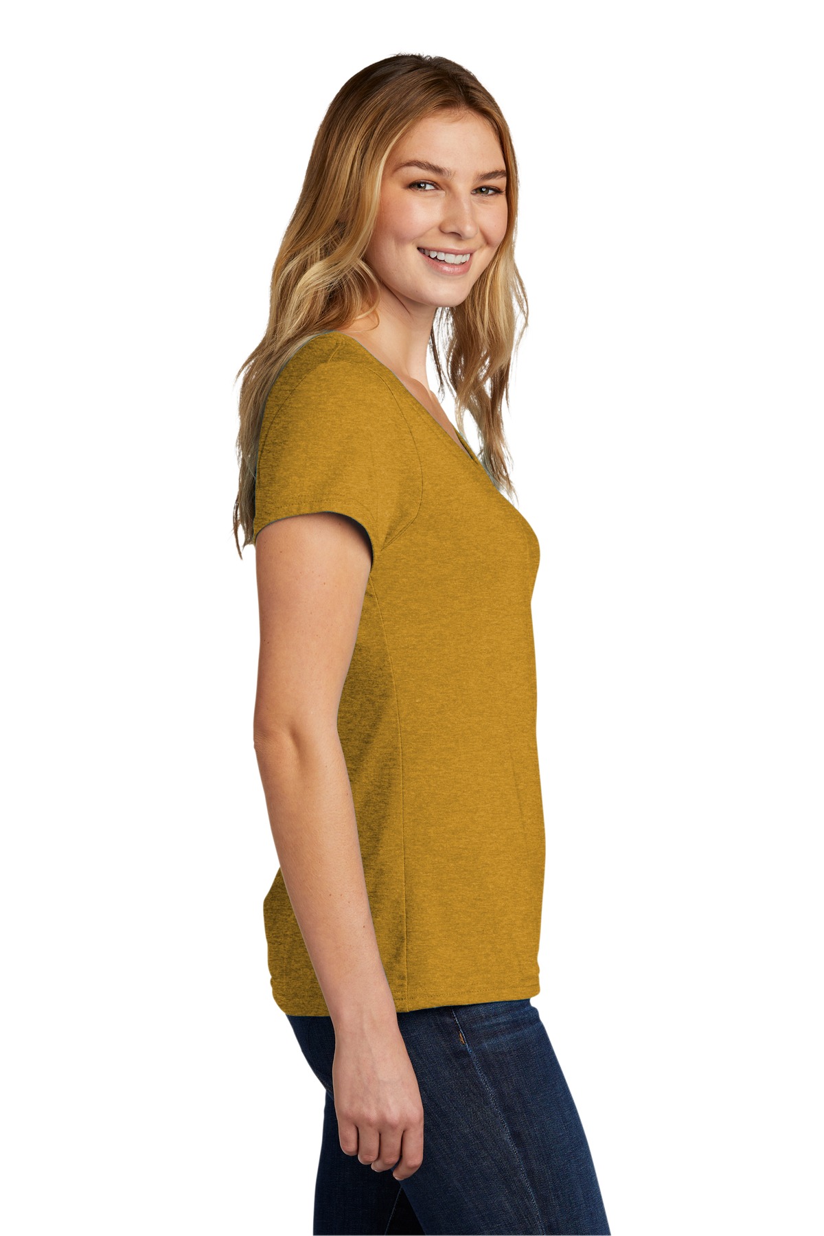 Port & Company® Women's Tri-Blend V-Neck Tee 50