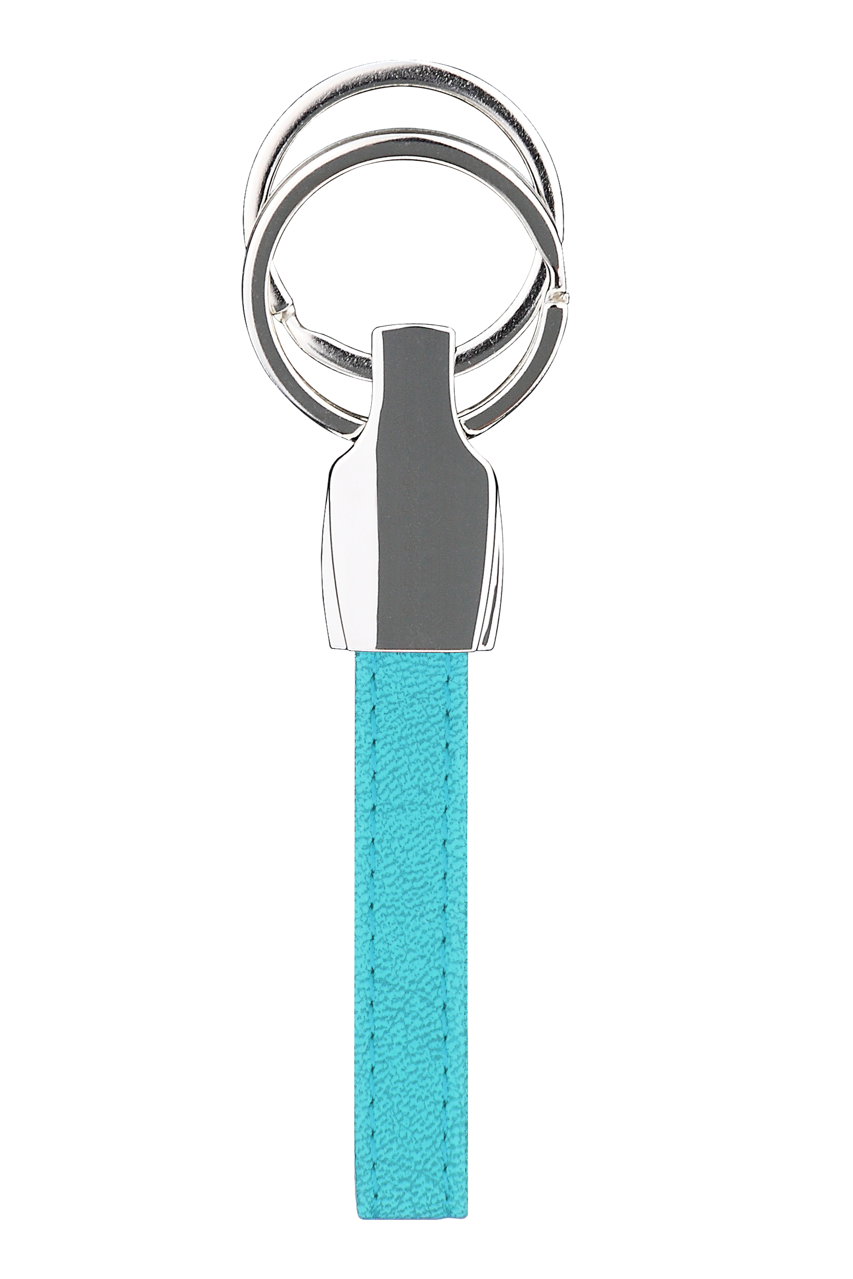 iPosh PU Valet Key Chain - Teal Green