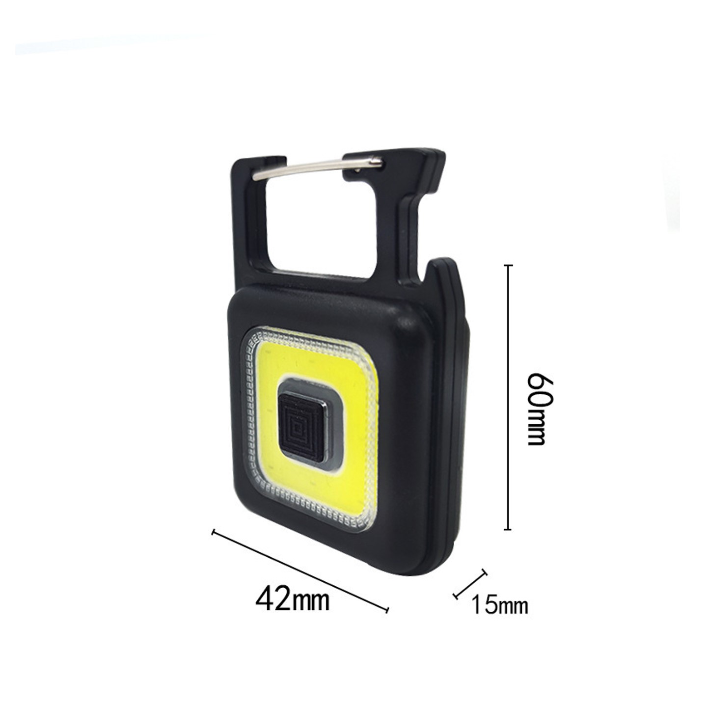 COB Carabiners flashlight/Pocket Torch Lamp with bottle opener 3