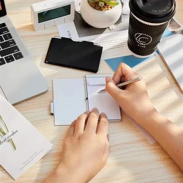 Aluminum Notepad & Pen Set - Premium Business Stationery 2