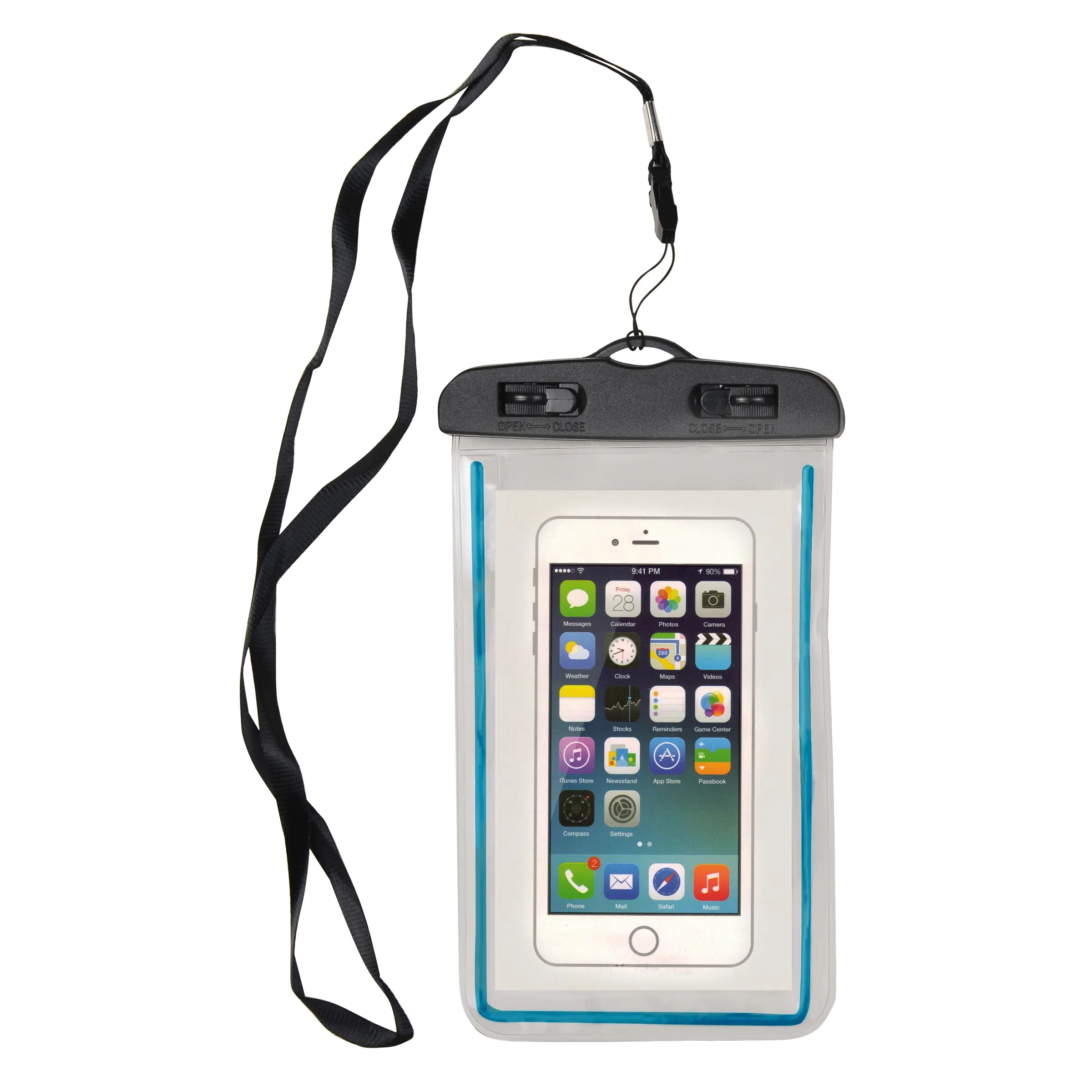 Waterproof Smartphone Pouch with Lanyard 1