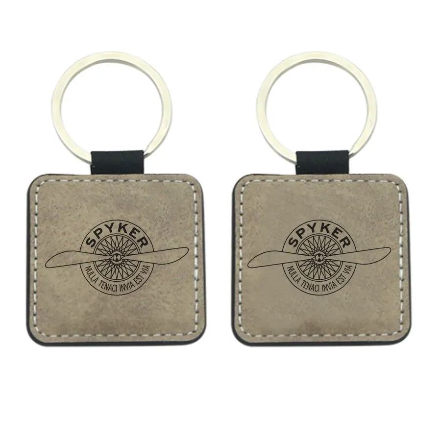 Sublime Square Leather Keychain 6