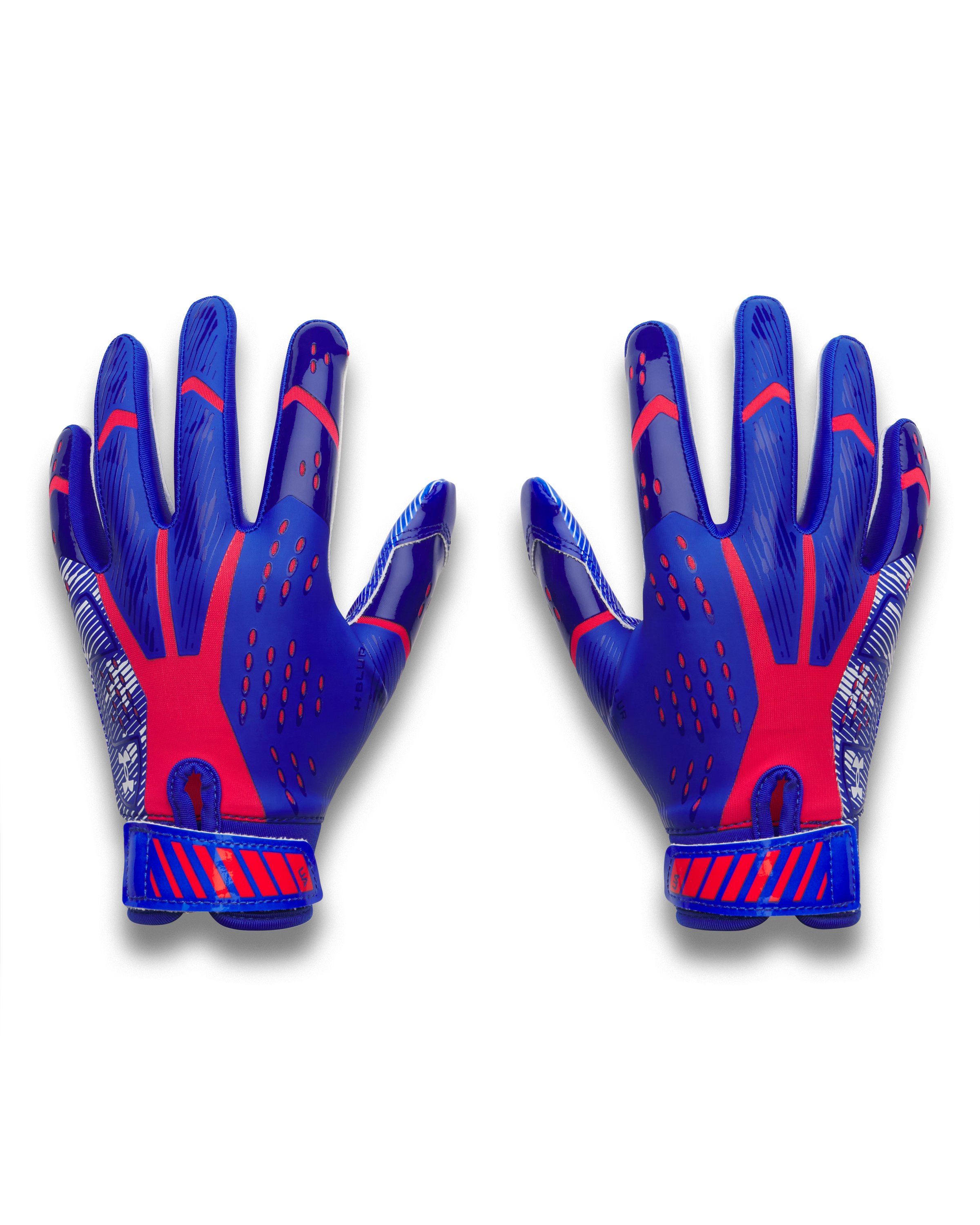 UA Blur LE Pee Wee Football Gloves 6