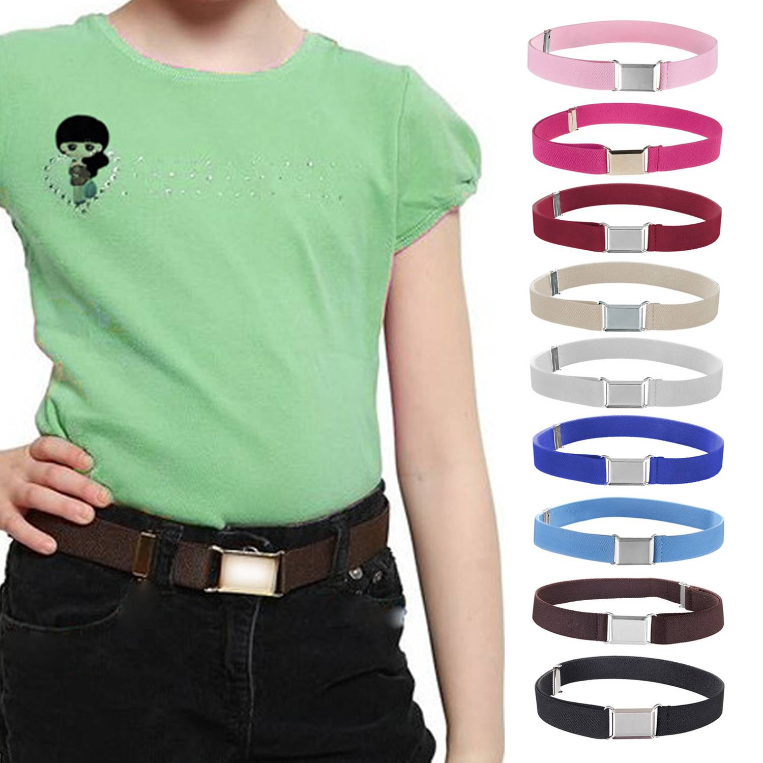 Elastic Waistband for Children's Pants Belt 6