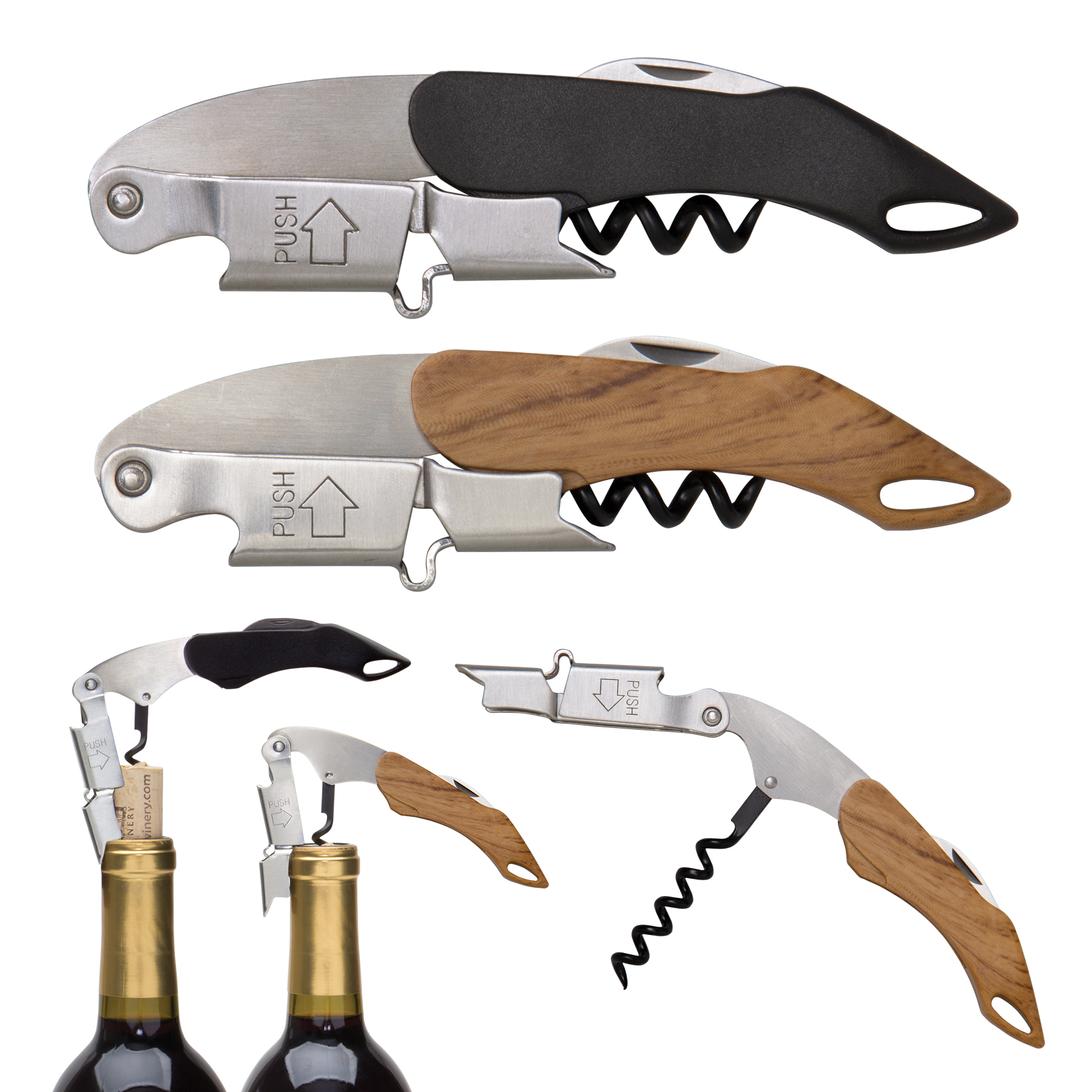Double Hinged Wine Key Corkscrew 4