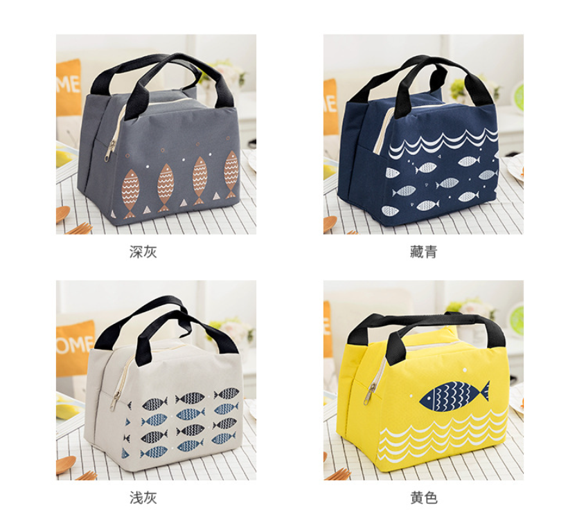 Economy Cooler w/ Custom Imprint Insulated Lunch Bag 3