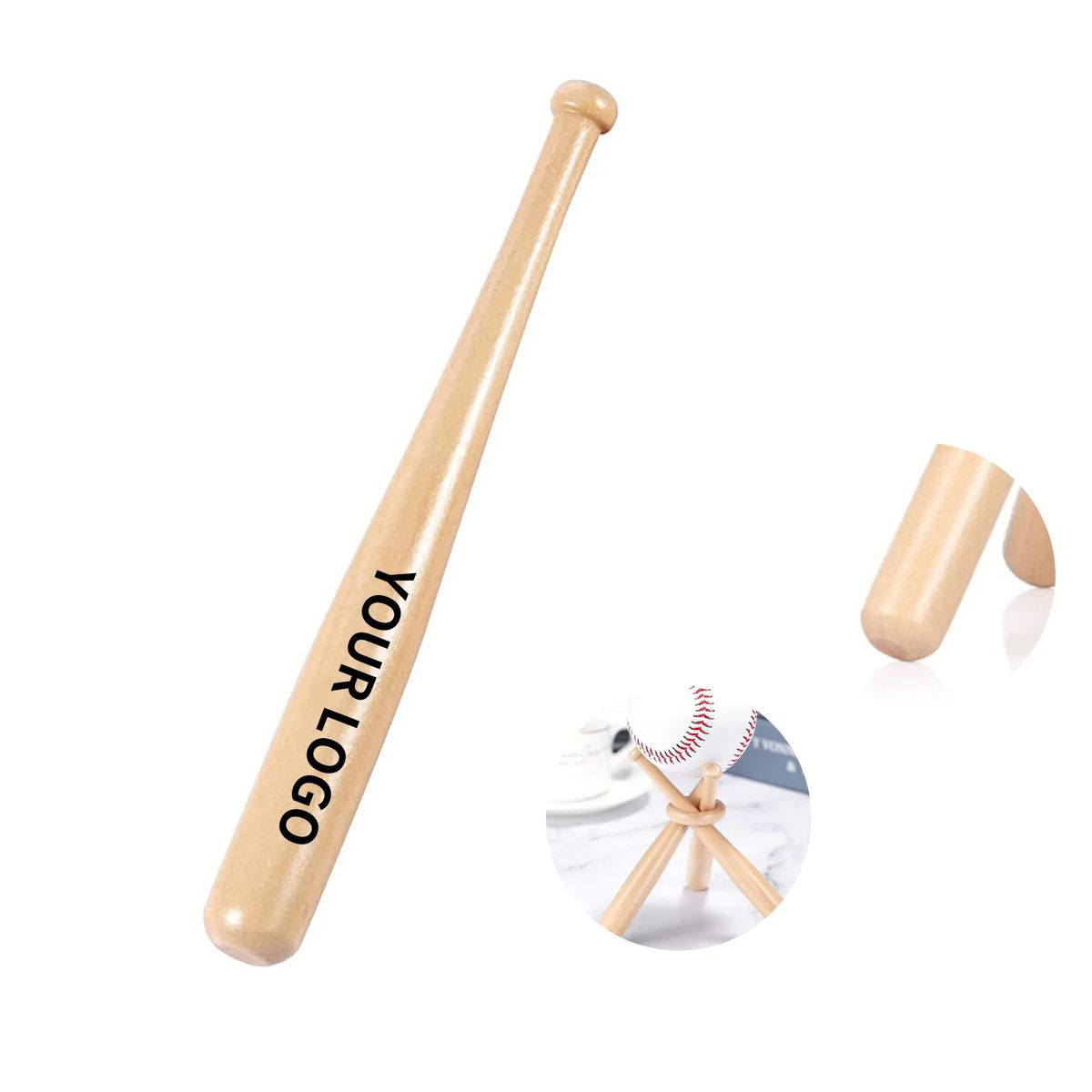 Durable Wooden Baseball Bat for Training Practice 1