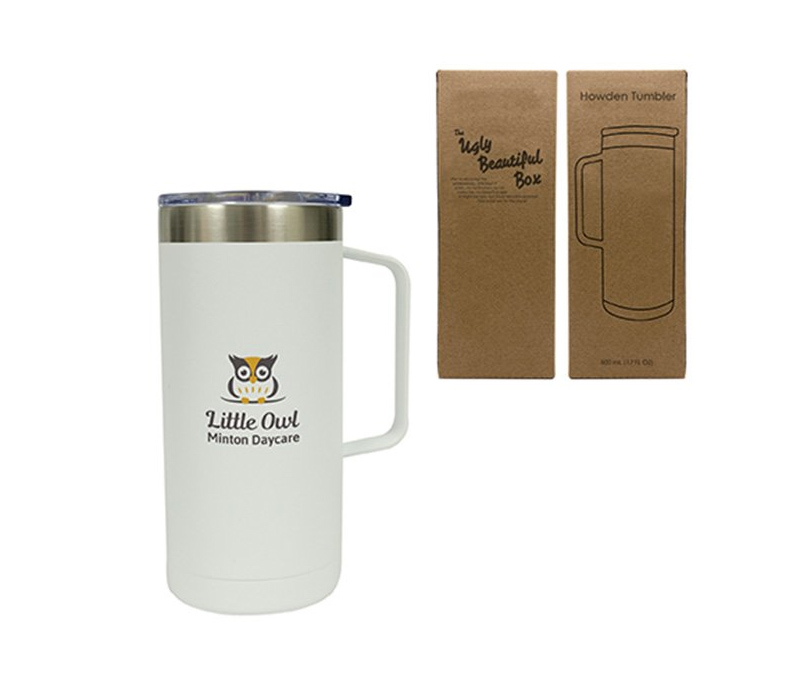 Double Wall Stainless Steel Tumbler with Handle, 17 oz. 2