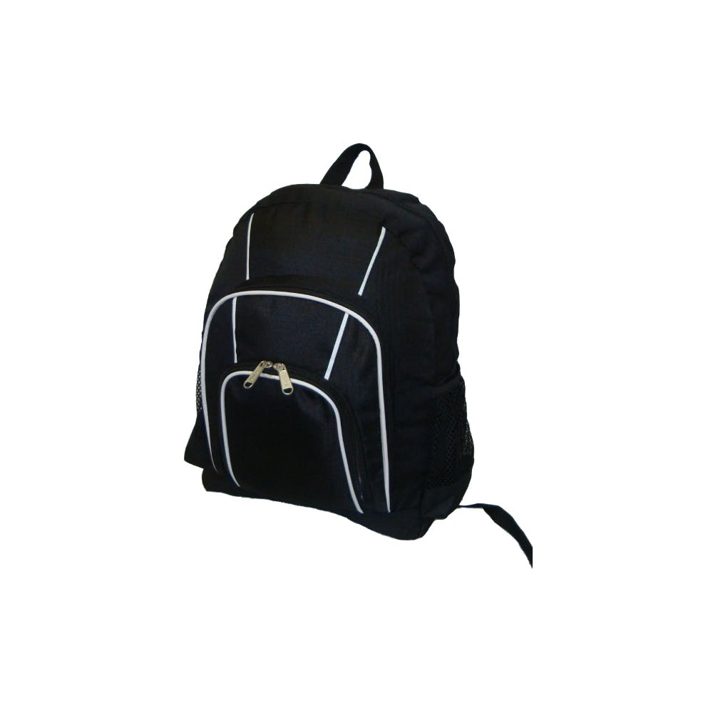 16" Classic Backpacks - Black Multi-Pocket 2