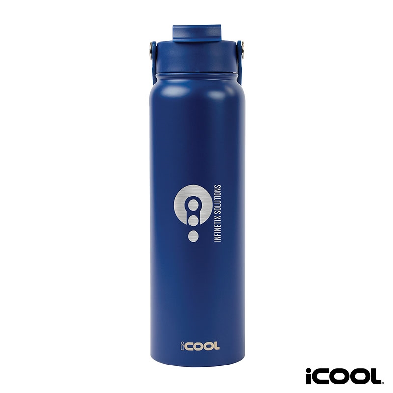 iCOOL® Glenwood 35 oz. Double Wall, Recycled Stainless Steel Water Bottle 84