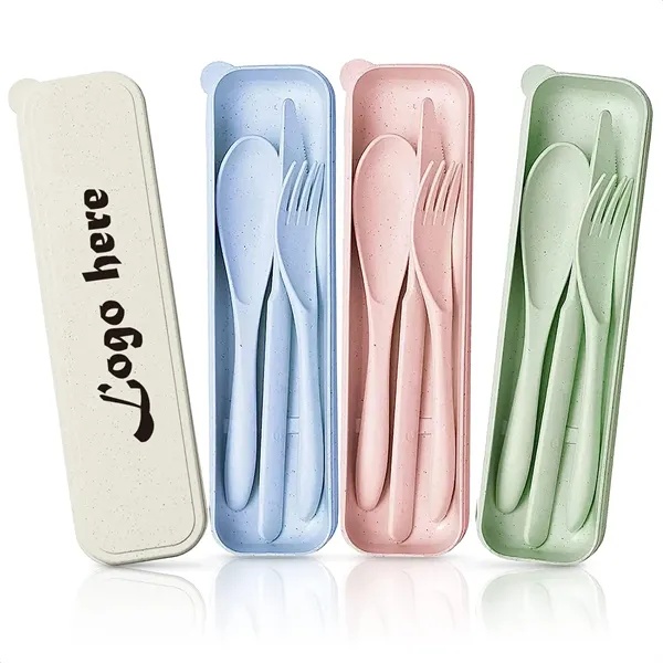 Eco-friendly Wheat Straw Cutlery Set 1