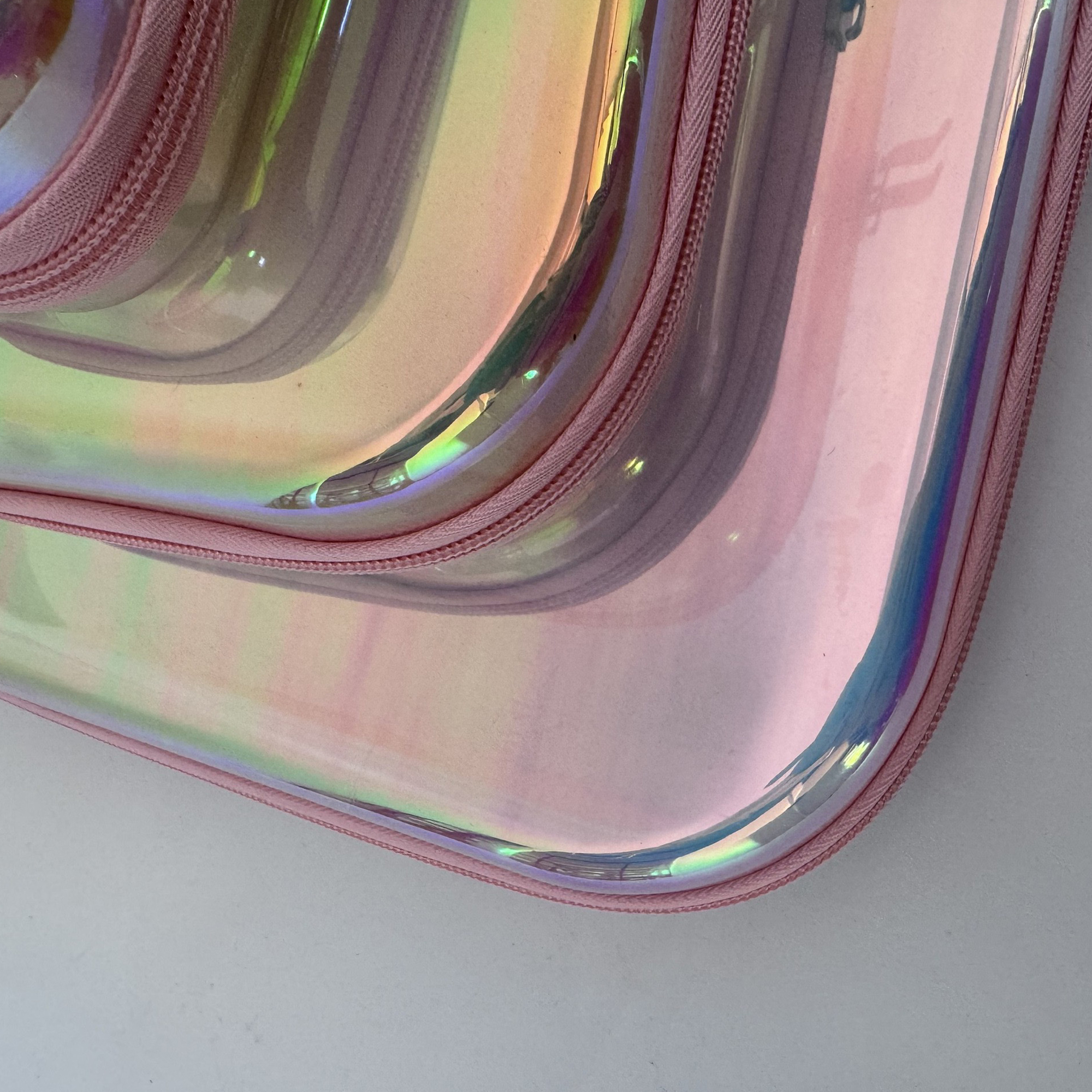 Iridescent Transparent Cosmetic Bag Desk Pen Storage 6
