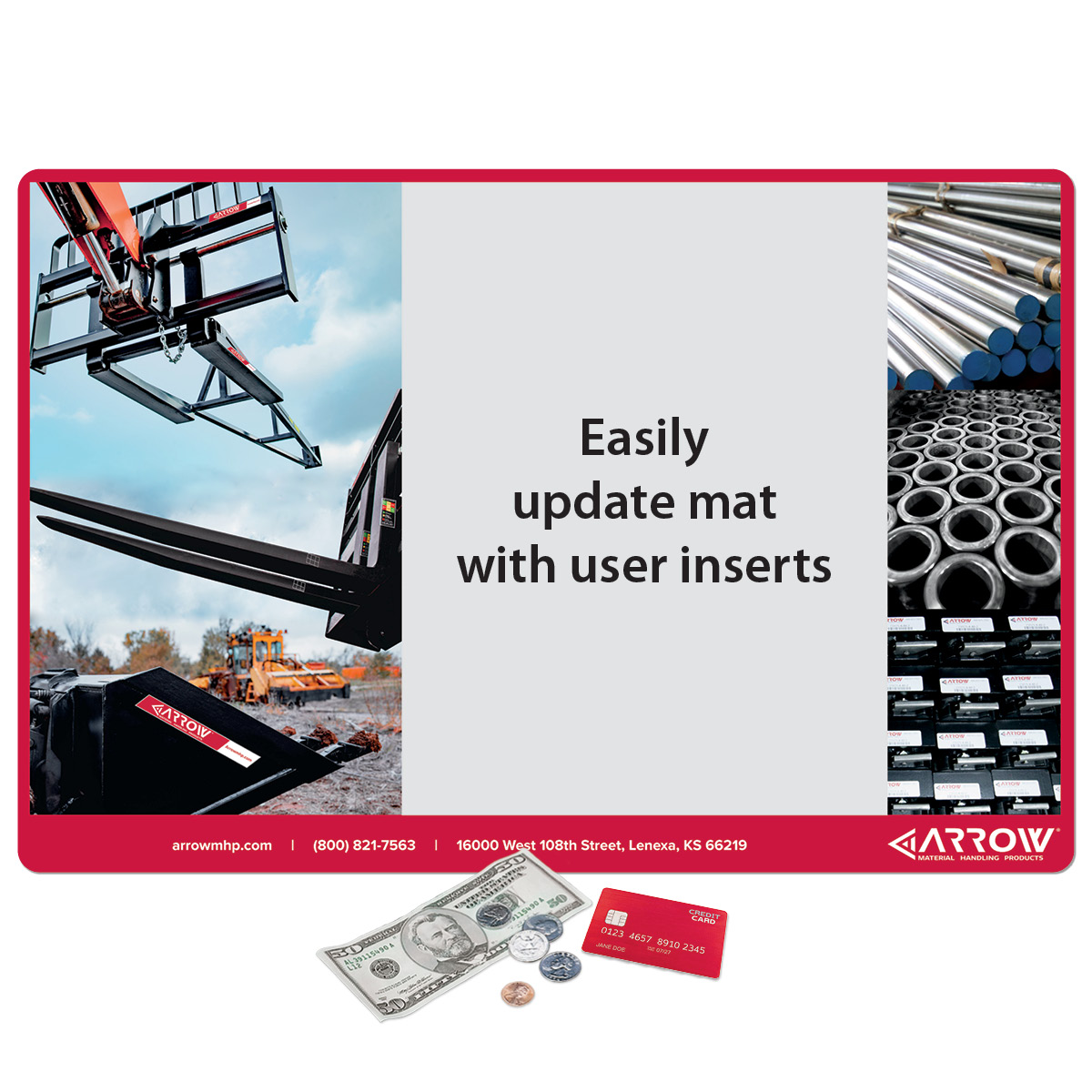 Frame-It Flex Barely There Ultra Thin Window Counter Mat-12"x18"x.020"