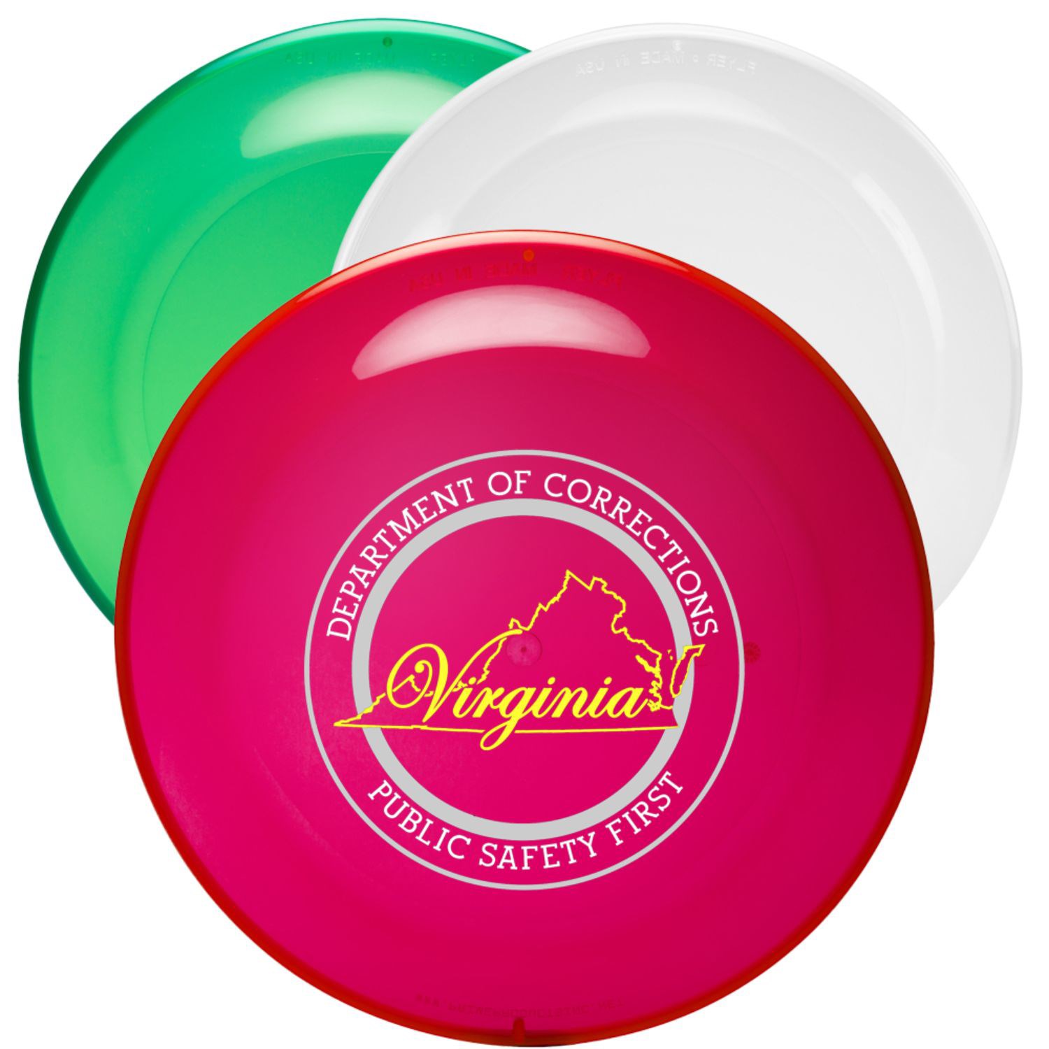 9.25" Plastic Translucent Colored Flying Disc 2
