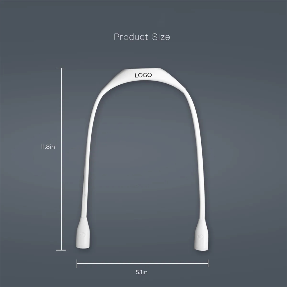 LED Neck Reading Light in Bed 4